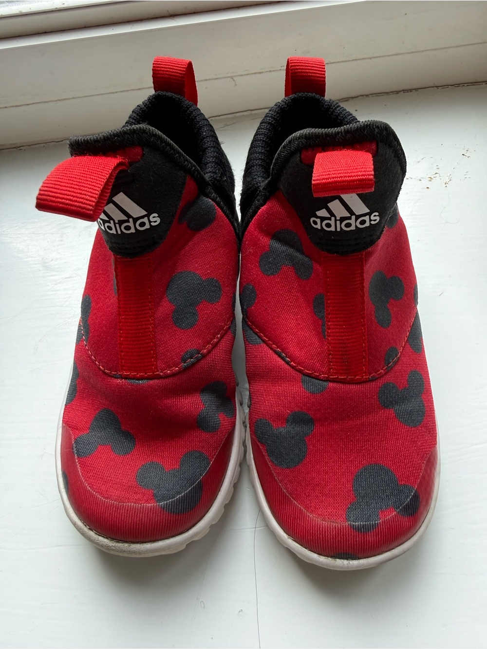 adidas RapidaZen 2 Infant Red slip-on sneakers